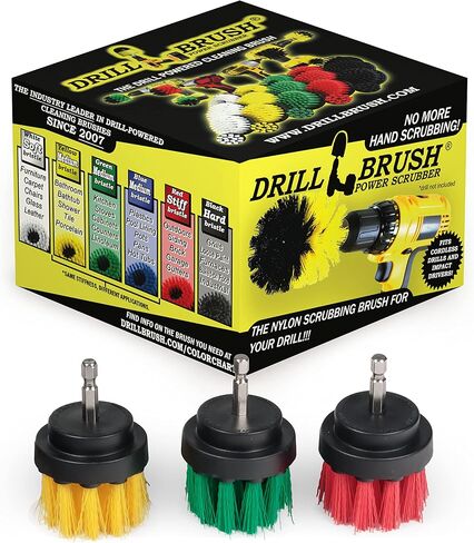 Cleaning Supplies - Tub - Bathroom Accessories - Scrub - Baby Bath Tub - Bath Mat - Shower Curtain - 2-inch Diameter Kitchen/Bath Scrub Brush Kit - Leather Cleaner - Kitchen Cleaner - Glass Cleaner in Kuwait