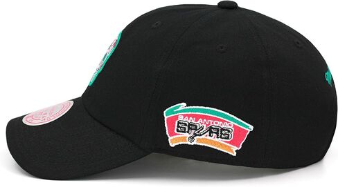 قبعة Mitchell & Ness San Antonio Spurs Dad Hat - أسود/جمجمة فييستا/Dia de Muertos/Day of The Dead in Saudi Arabia