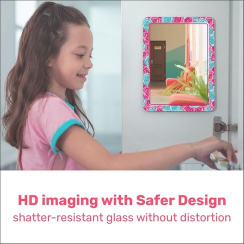 مرآة خزانة مغناطيسية للمدرسة والمكتب، مع مرآة مغناطيسية قوية بنسبة 100% للخزانة، مرآة خزانة مغناطيسية بتصميم مذهل، ملحقات خزانة آمنة وفريدة من نوعها، عبوة واحدة in Kuwait