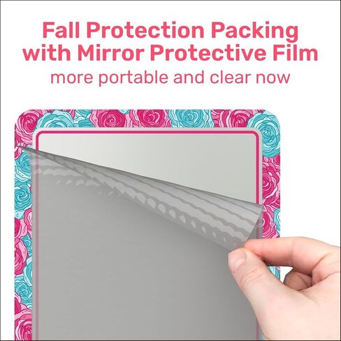 مرآة خزانة مغناطيسية للمدرسة والمكتب، مع مرآة مغناطيسية قوية بنسبة 100% للخزانة، مرآة خزانة مغناطيسية بتصميم مذهل، ملحقات خزانة آمنة وفريدة من نوعها، عبوة واحدة in Kuwait