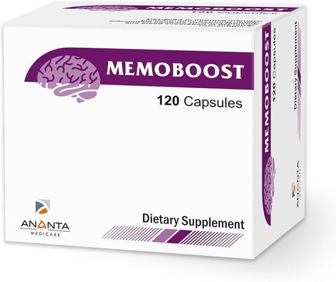 MEMOBOOST Ananta Medicare Limited Improve Memory, Concentration & Learning Ability, Dietary Supplement - 120 Capsules in Saudi Arabia