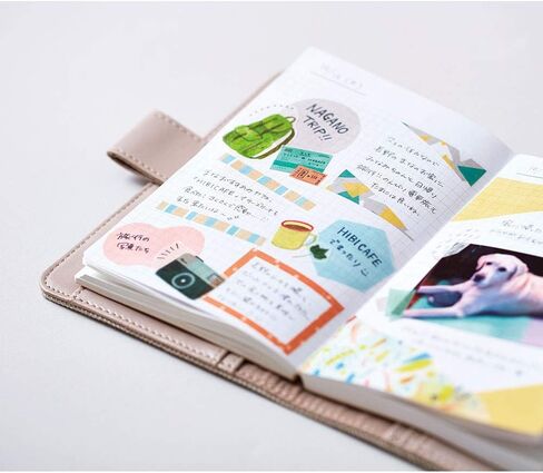 キングジム(Kingjim) King Jim HITOTOKI 9672-003 مجموعة متنوعة من البطاقات البريدية للكتاب بشريط لاصق in Kuwait