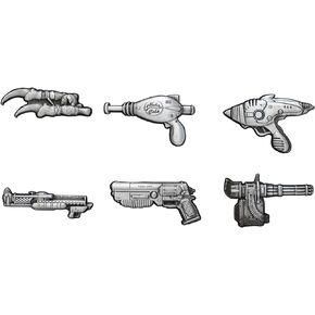 Fallout Limited Edition Weapons Pin Badge Set of 6