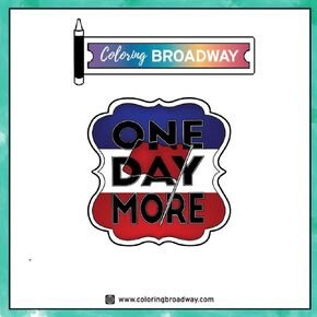 Musical One Day More Acrylic PIN | 1 Individual ACRYLIC PIN by Coloring Broadway | Inspired by Les Miserables - Laser Cut - High Definition (1.5" x 1.15")