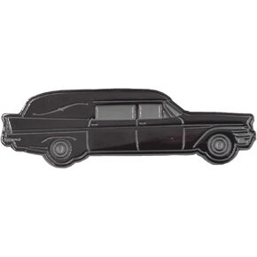 Hearse Enamel Pin Funeral Home Death Coffin Coach Car Kreepsville 666