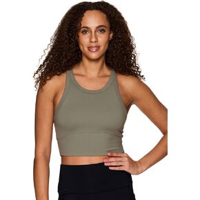 RBX Active Women's Athletic Fashion High Coverage Low Impact Workout Sports Bra