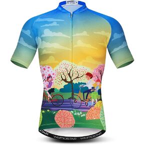 Men Cycling Jersey Summer Short Sleeve Road Bike Clothing Mountain Bike Clothes Quick DryQuick Dry