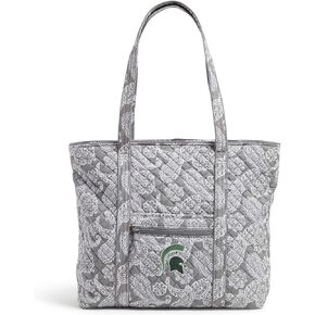Vera Bradley Cotton Collegiate Vera Tote Bag (Multiple Teams Available) in Kuwait
