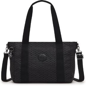 Kipling Women's Asseni Small Tote, Versatile Lightweight Purse, Nylon Shoulder Bag
