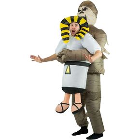 Bodysocks Fancy Dress Scary Egyptian Mummy Inflatable Costume for Adults (One Size)