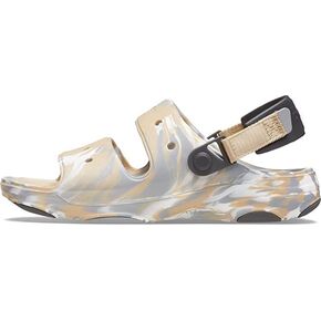 Crocs Classic All-Terrain Sandal Chai/Multi Marbled Tie-Dye Men's 15, Women's 17 Medium