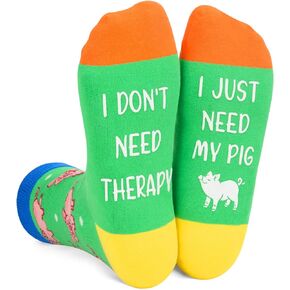 Zmart Funny Pig Socks Women Cute Piggy Socks Men, Pig Gifts for Pig Lovers Young Girl Gifts Gifts for Farmers