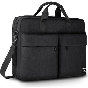 KINGSLONG 17 inch Laptop Bag, 17.3" Crossbody Men's Messenger Bag Business Briefcase with Strap Laptop Shoulder Compature Bag