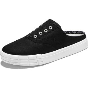 STQ Slip On Orthopedic Wide Shoes丨Lightweight Women Backless Casual Plantar Fasciitis Relief Mule Sneakers