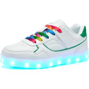 Kids LED Light up Shoes USB Charging Flashing Light Up Sneakers for Boys and Girls Child Unisex
