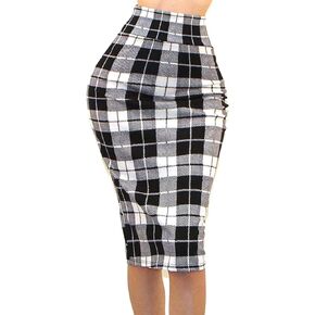 Vivicastle Women's USA High Waist Band Bodycon Career Office Midi Pencil Skirt