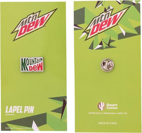 Mountain Dew Lapel Pin Enamel Greek Formal Wear Blazer Jacket (Lapel Pin - Design Vintage) in Saudi Arabia