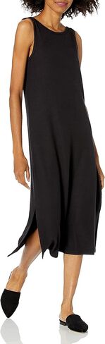 Amazon Essentials Women's Cozy Knit Sleeveless Bateau Neck Midi Dress (Previously Daily Ritual) in Saudi Arabia