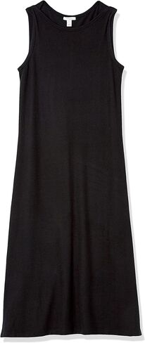 Amazon Essentials Women's Cozy Knit Sleeveless Bateau Neck Midi Dress (Previously Daily Ritual) in Saudi Arabia