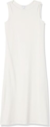 Amazon Essentials Women's Cozy Knit Sleeveless Bateau Neck Midi Dress (Previously Daily Ritual) in Saudi Arabia