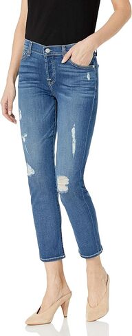 7 For All Mankind Women's Destroyed Josefina Boyfriend Mid Rise Jeans in Saudi Arabia