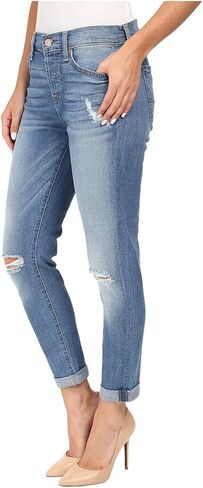 7 For All Mankind Women's Destroyed Josefina Boyfriend Mid Rise Jeans in Saudi Arabia