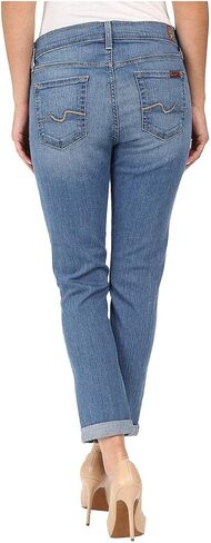 7 For All Mankind Women's Destroyed Josefina Boyfriend Mid Rise Jeans in Saudi Arabia