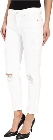 7 For All Mankind Women's Destroyed Josefina Boyfriend Mid Rise Jeans in Saudi Arabia