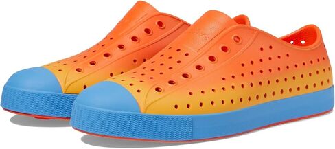 Native Shoes Jefferson Sugarlite Ombre (Big Kid) Laflame Orange/Resting Blue/Laflame Spicy Ombre 4 Big Kid M in Saudi Arabia