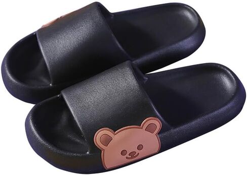 Cute Bear Cloud Slippers for Women and Men Recovery Slides Maternity Outdoor Indoor Sandals House Slides EVA Cushion Comfy Form Slides Light Weight Non Slip Pillow Shoes Beach Sandal Easy to Clean in Saudi Arabia