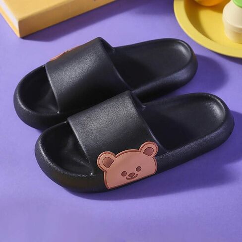 Cute Bear Cloud Slippers for Women and Men Recovery Slides Maternity Outdoor Indoor Sandals House Slides EVA Cushion Comfy Form Slides Light Weight Non Slip Pillow Shoes Beach Sandal Easy to Clean in Saudi Arabia