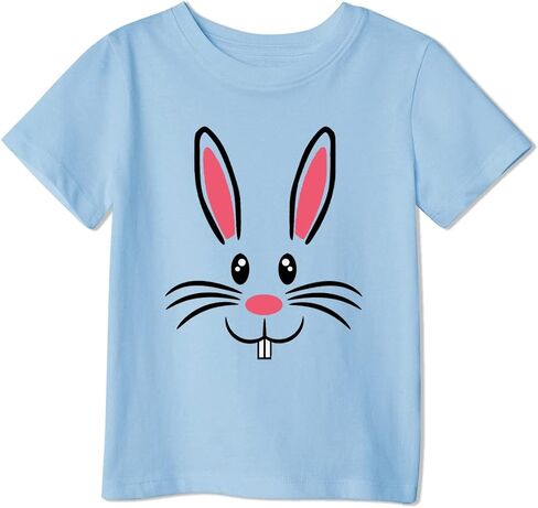BesserBay Boys and Girls Funny Easter Bunny T-Shirt 1-10 Years in Saudi Arabia