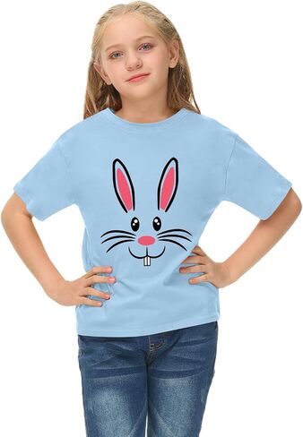 BesserBay Boys and Girls Funny Easter Bunny T-Shirt 1-10 Years in Saudi Arabia
