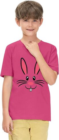 BesserBay Boys and Girls Funny Easter Bunny T-Shirt 1-10 Years in Saudi Arabia