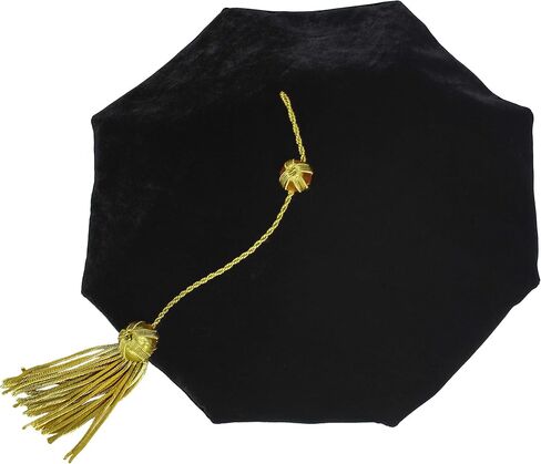 GraduationMall التخرج دكتوراه تام المخملية مع شرابة السبائك الذهبية in Kuwait