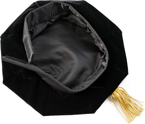 GraduationMall التخرج دكتوراه تام المخملية مع شرابة السبائك الذهبية in Kuwait