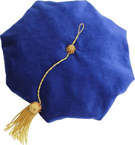 GraduationMall التخرج دكتوراه تام المخملية مع شرابة السبائك الذهبية in Kuwait