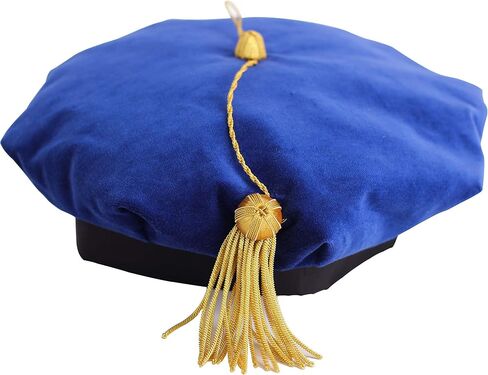 GraduationMall التخرج دكتوراه تام المخملية مع شرابة السبائك الذهبية in Kuwait