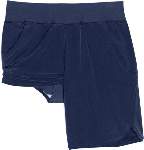 Lands' End Womens Comfort Waist 9in Swim Short Panty New Deep Sea Navy Plus 16w in Saudi Arabia