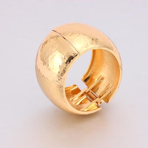 JEWPARK الذهب الكفة الإسورة سوار للنساء مكتنزة الذهب الكفة الأساور قابل للتعديل أسورة يد الموضة العصرية مجوهرات للنساء in Kuwait