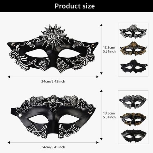Masquerade mask for women- Mardi Gras Deecorations Venetian Masks in Kuwait