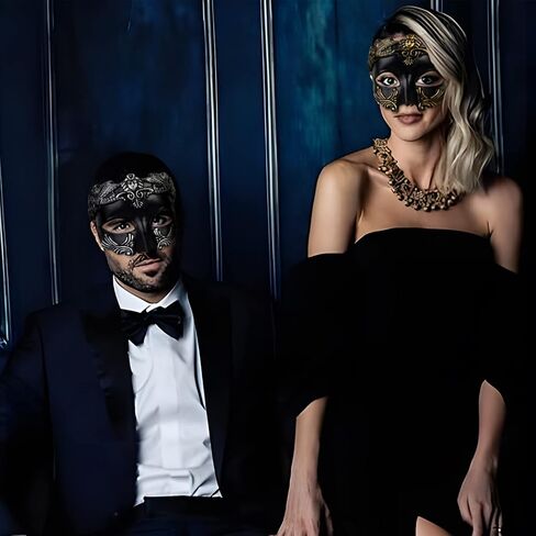 Masquerade mask for women- Mardi Gras Deecorations Venetian Masks in Kuwait