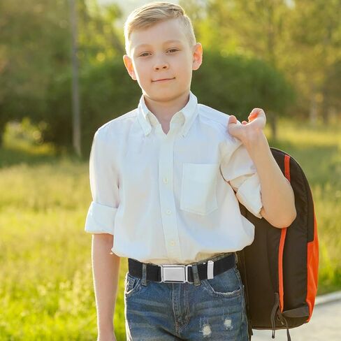 AGFELO Kids Magnetic Belt Adjustable Elastic Belt with Magnetic Buckle for Boys Girls Daily Use in Kuwait