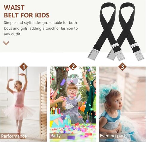 AGFELO Kids Magnetic Belt Adjustable Elastic Belt with Magnetic Buckle for Boys Girls Daily Use in Kuwait