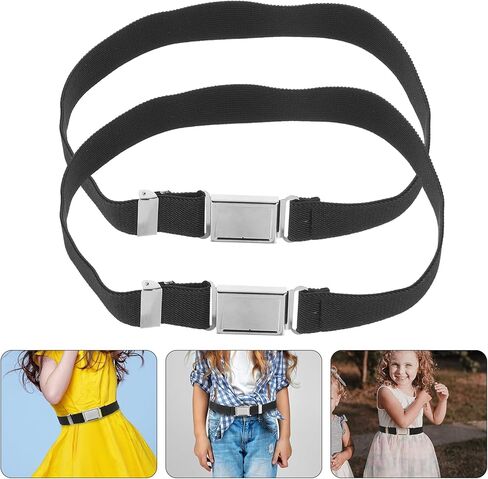 AGFELO Kids Magnetic Belt Adjustable Elastic Belt with Magnetic Buckle for Boys Girls Daily Use in Kuwait