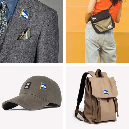 stidsds دبوس علم السلفادور - دبابيس أعلام السلفادور طية صدر السترة علم السلفادور دبوس طية صدر السترة من المينا للرجال والنساء بدلة وتلويح بشارة معدنية وطنية قبعة تذكارية لتزيين حقائب الظهر (4 عبوات) in Kuwait