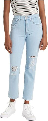 Levi's Women's 724 High Rise Straight Crop Jeans in Saudi Arabia