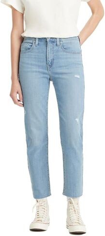Levi's Women's 724 High Rise Straight Crop Jeans in Saudi Arabia