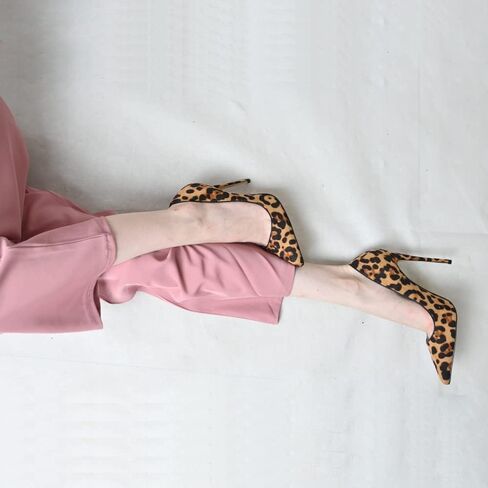 FSJ Women Sexy Leopard Printed Dress Shoes Pointy Toe High Heels Stilettos Pumps Shoe Size 4-15 US in Kuwait