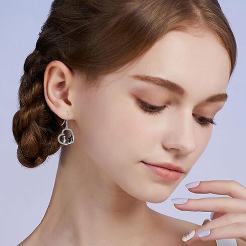 URONE Penguin Necklace and Earrings Sterling Silver Penguin Jewelry Gifts for Women Girls in Saudi Arabia